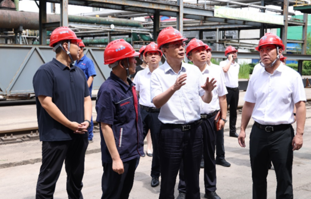 7.15日市委副书记、市长张涛一行莅临yw永旺快投网调研